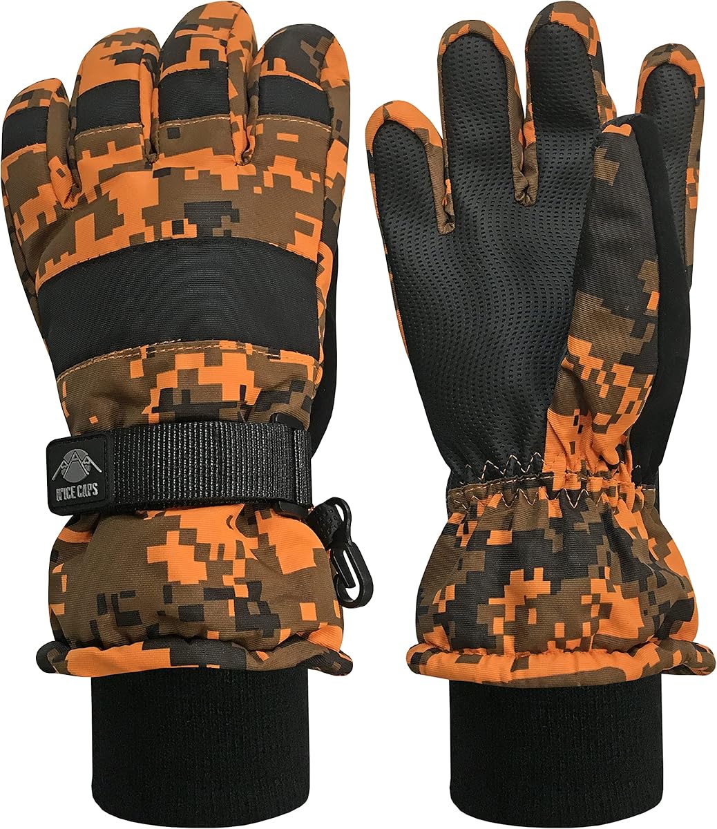 N'Ice Caps Kids Waterproof Winter Thinsulate Warm Gloves