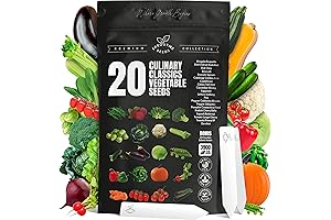 Vegetable Garden Seeds Variety Pack Kit - 20 Seed Types Home Garden...