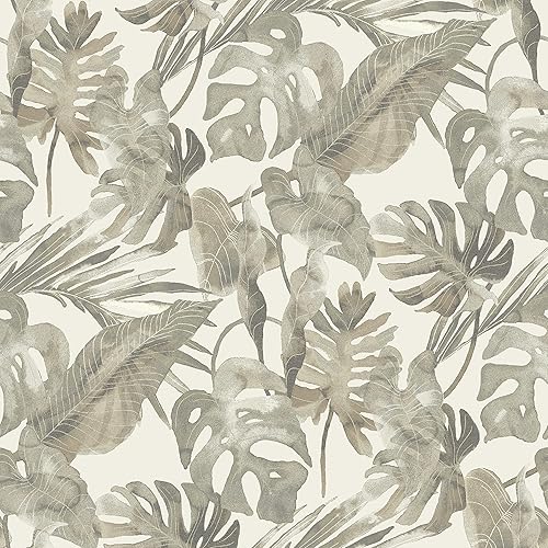 Vista 136 de Tommy Bahama - Papel tapiz para despegar y pegar, papel tapiz tropical para dormitorio, tocador, cocina, vinilo, cobertura de 30.75 pies cuadrados