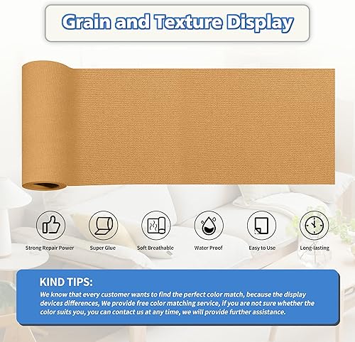 Miniatura 2 de KING MOUNTAIN Cinta de reparación de lona, parche para equipos para exteriores, 4 x 63 pulgadas, impermeable, autoadhesiva para reparar cubiertas de