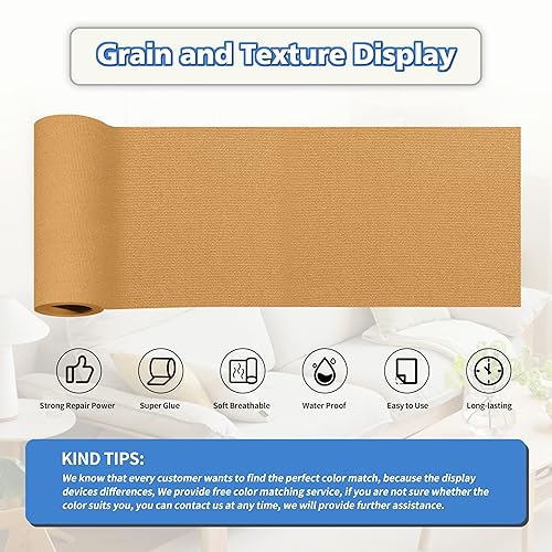 Miniatura 2 de KING MOUNTAIN Cinta de reparación de lona, parche para equipos para exteriores, 4 x 63 pulgadas, impermeable, autoadhesiva para reparar cubiertas