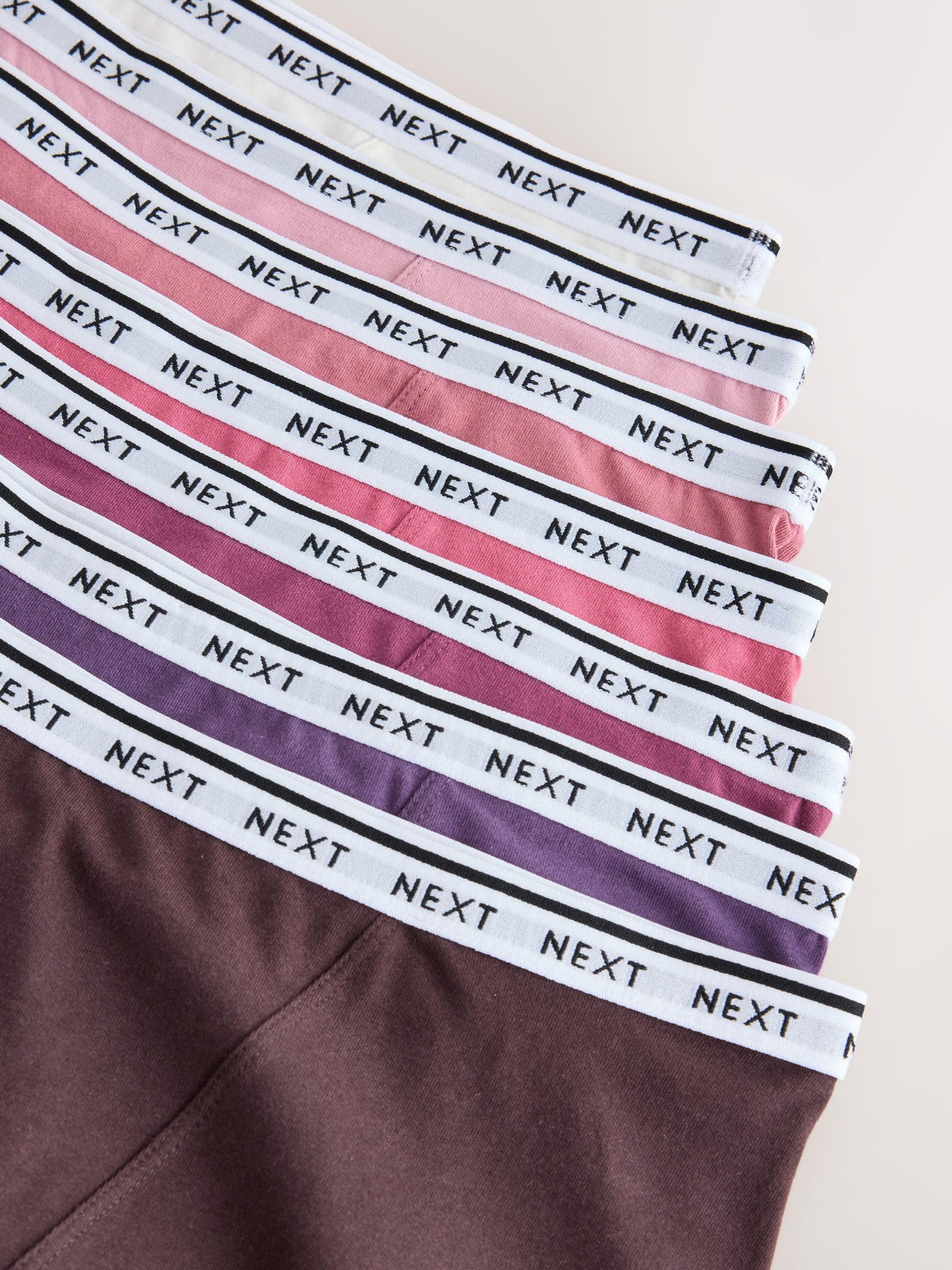 NEXT Mujeres Pack de 7 Braguitas Estilo Culotte de algodón con Logotipo