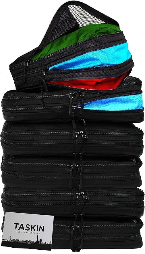 Compression Packing Cubes Clean & Dirty Compartments w/Flexible