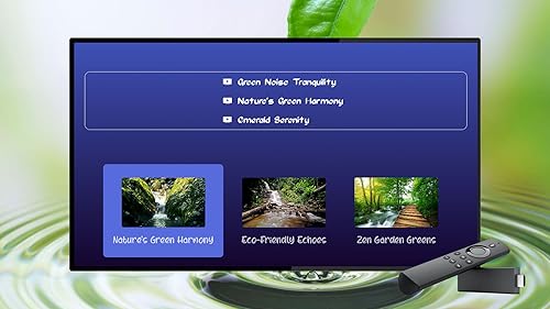 Zenful Green Oasis - vídeos relaxantes e sons pacíficos para uma tranquilidade eterna na Fire TV e T
