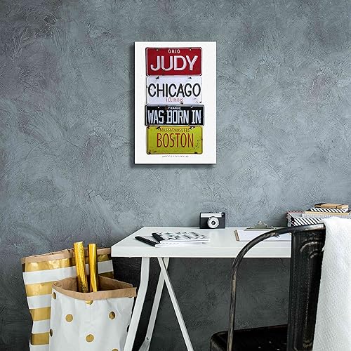 Miniatura 6 de Epic Graffiti Arte de pared en lienzo Gregory Constantine, "Judy Chicago" de Gregory Constantine, 12 x 18 pulgadas