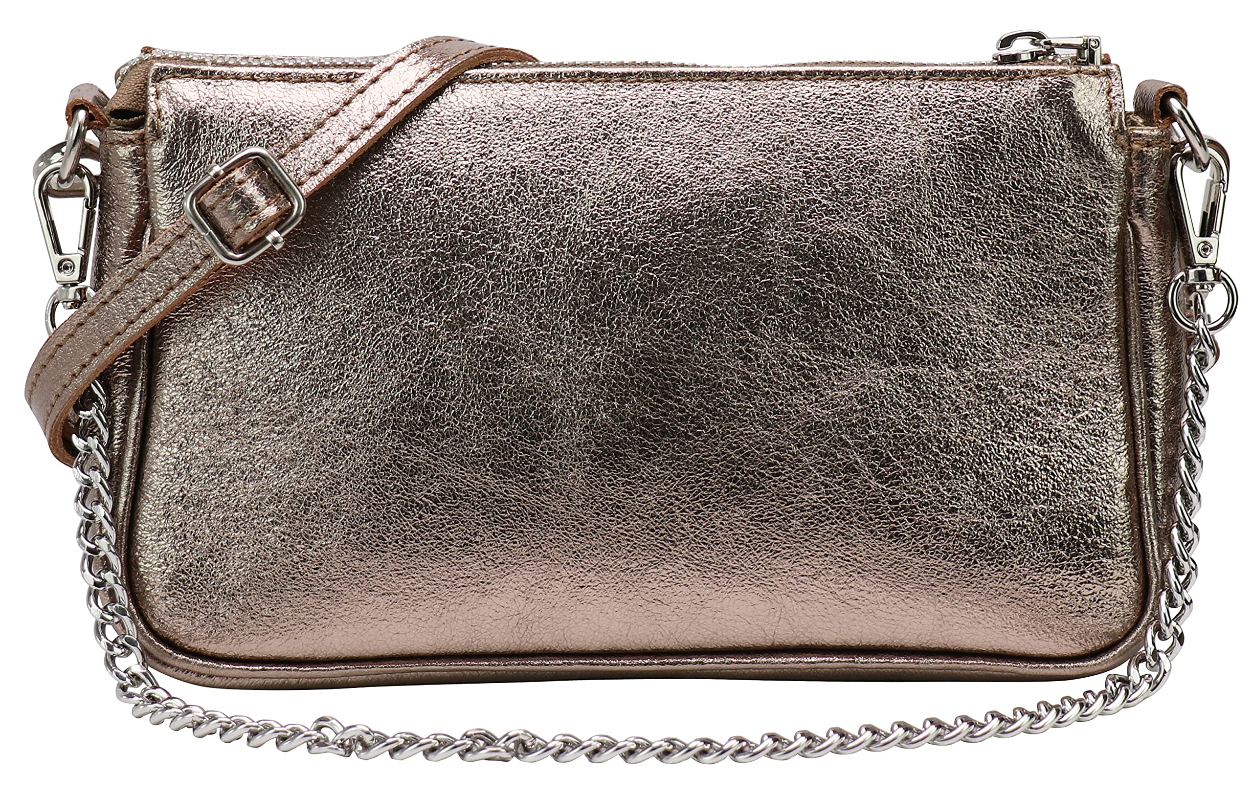 SH Leder Echtleder Schultertasche Umhängetasche Handtaschen Clutch kleine Tasche Abendtasche 23x13cm Jennie G323