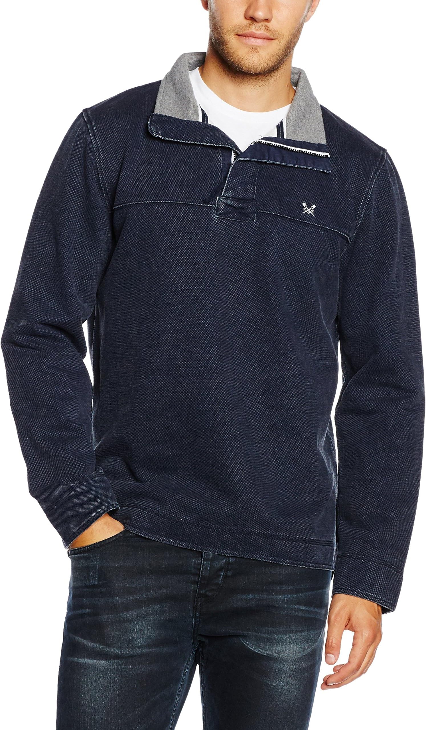 Crew Clothing Men's Padstow Pique Sweatshirt