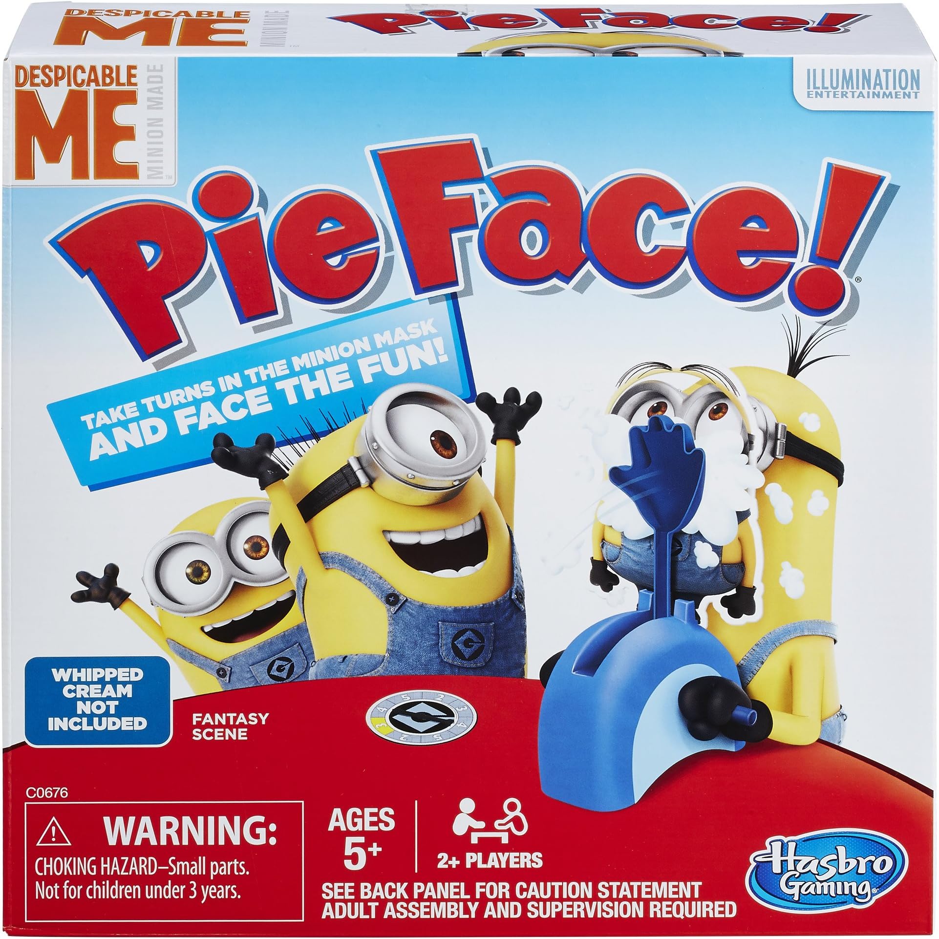HasbroC0676 Pie Face Game Despicable Me Minion Made Edition