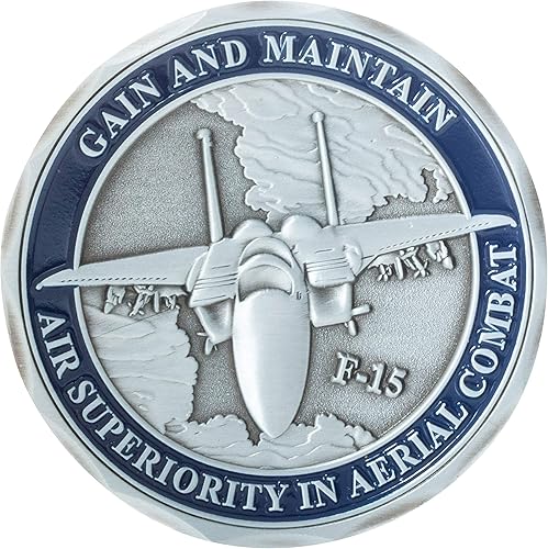 United States Air Force F-15 Eagle Tactical Fighter Aircraft Challenge Coin