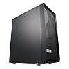 Fractal Design Meshify C - Compact Mid Tower Computer Case - Open ATX Layout-High Performance AirflowCooling - 2x Fans included - PSU Shroud - Modular interior - Water-cooling ready - USB3.0 - Black