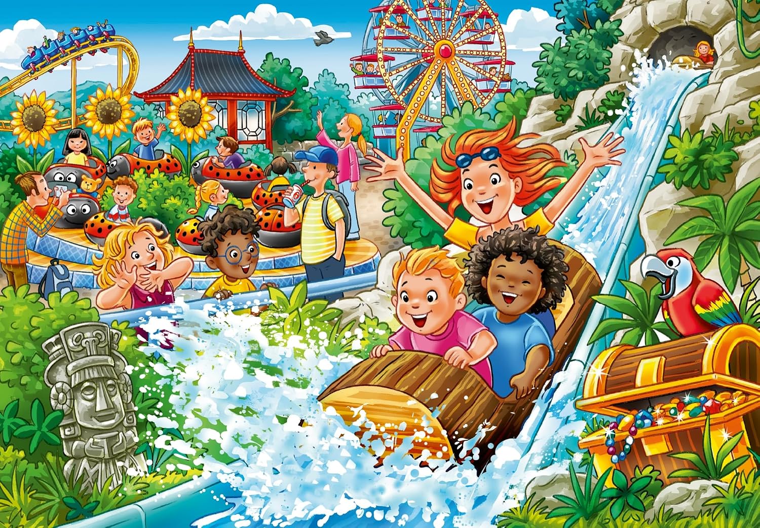 Ravensburger Amusement Park Fun 2x24 Piece Puzzle for Kids 4+