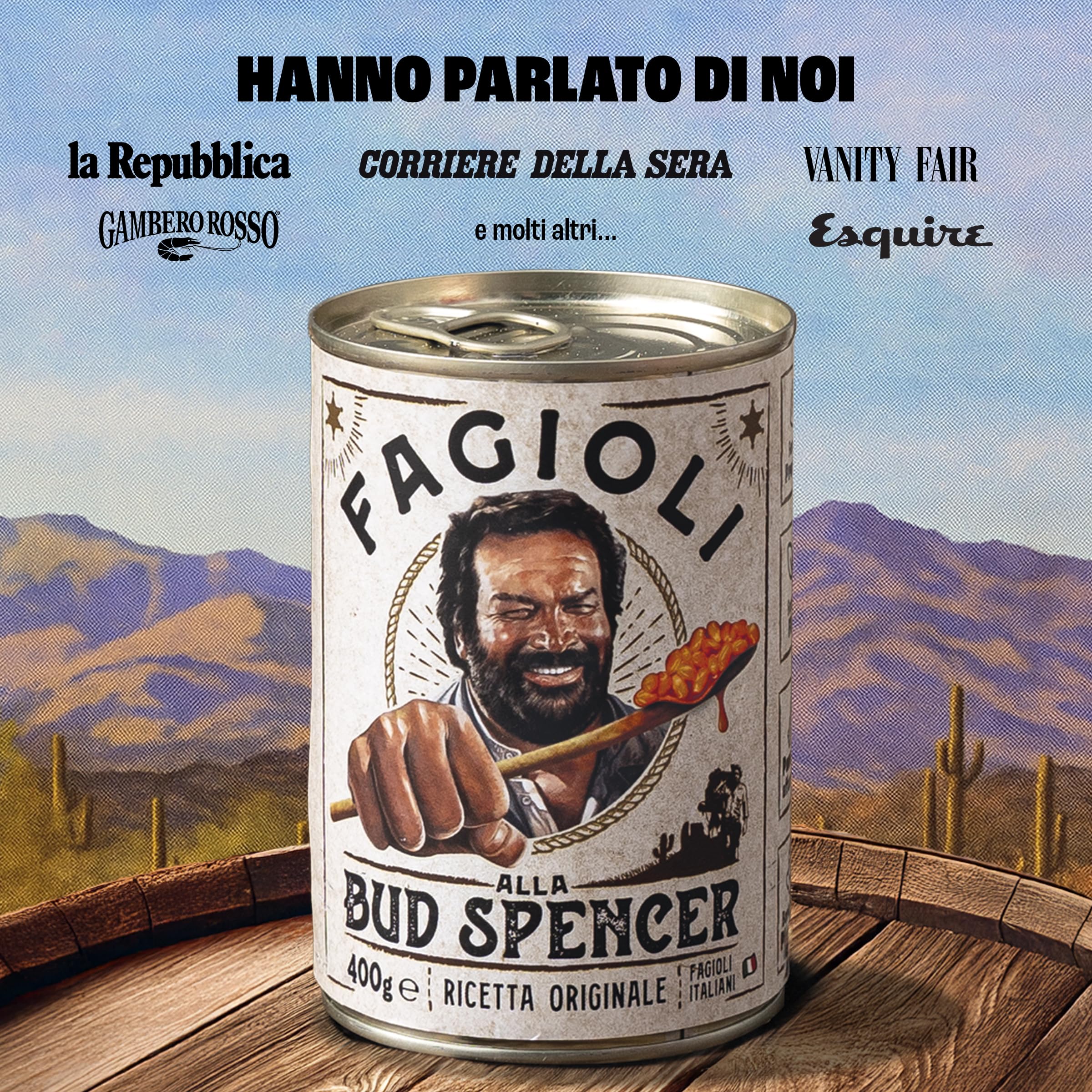 Fagioli alla Bud Spencer – Ricetta Originale (Vassoio da 12 Lattine da 400g)