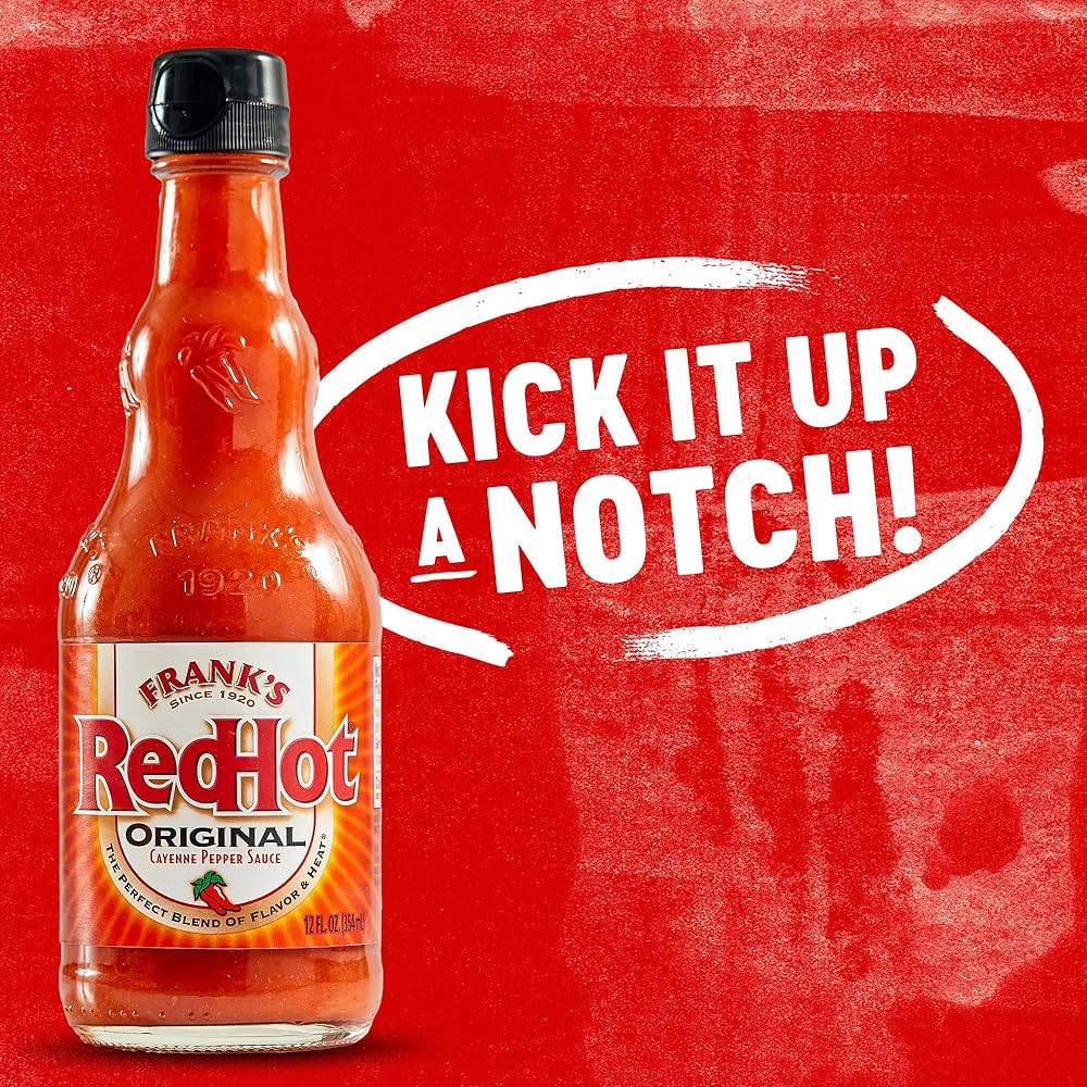 Amazon.com : Franks RedHot Original Hot Sauce, 12 fl oz