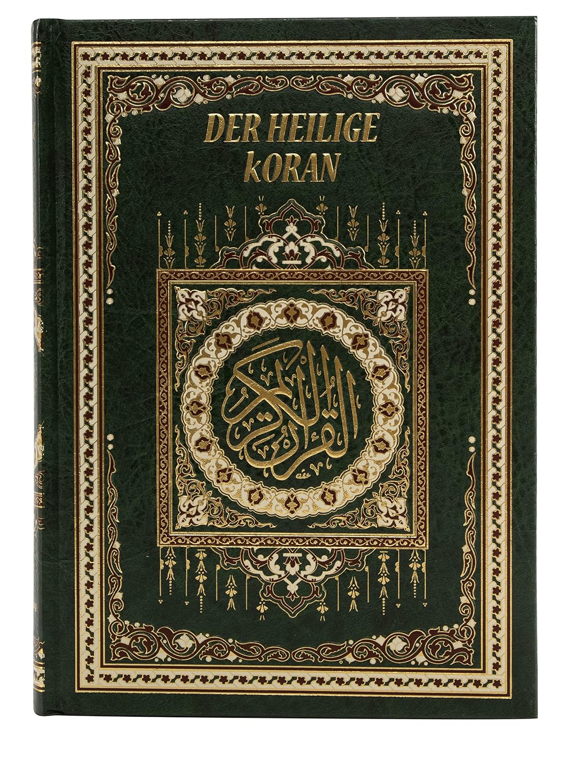 Der Koran Auf Arabisch Deutsch Transkription Lautschrift Koran Arabisch Deutsch Grün + Übersetzung + Hardcover Große Schrift