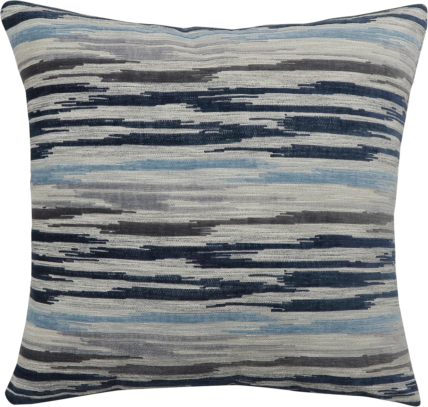 Riverbrook Home Zippered Pillow Cover, Bella London - Grey, 20 x 20-Inch