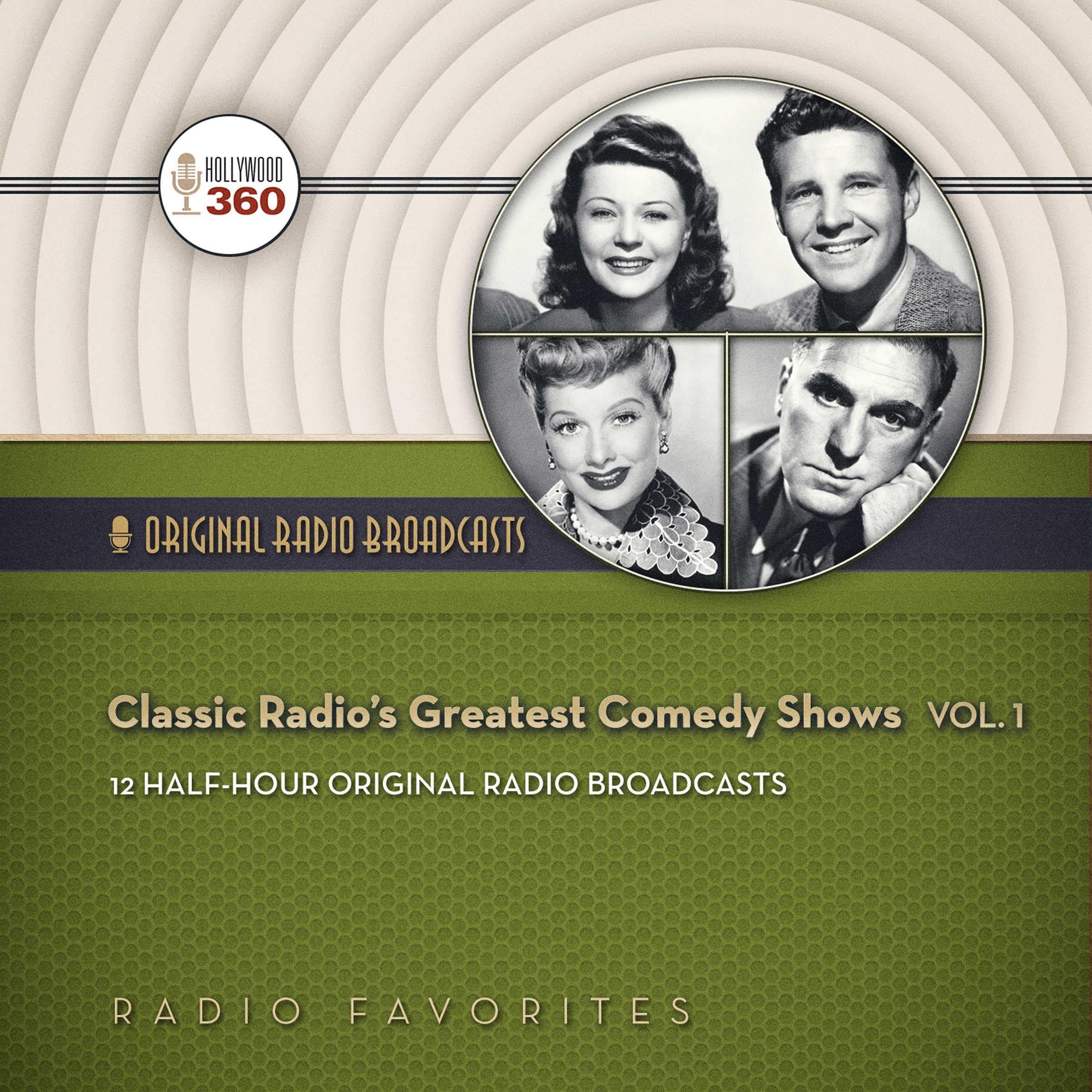 Cover art for Classic Radio's Greatest Comedy Shows, Vol. 1
