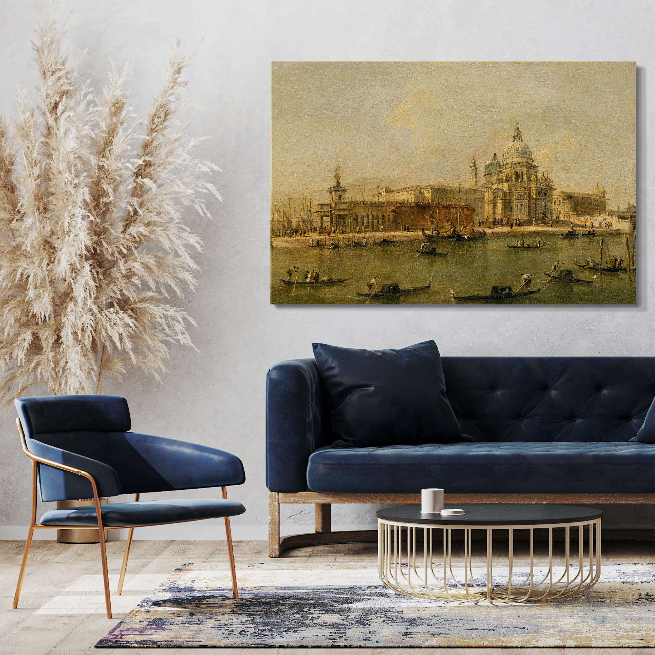 Printed Paintings Impresión sobre Lienzo (120x80cm): Taller de Francesco Guardi - Venecia: La Dog