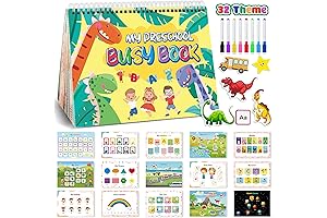 Authentic Montessori Busy Book for 2 to 4 Year Olds, Fostering Hands-on...