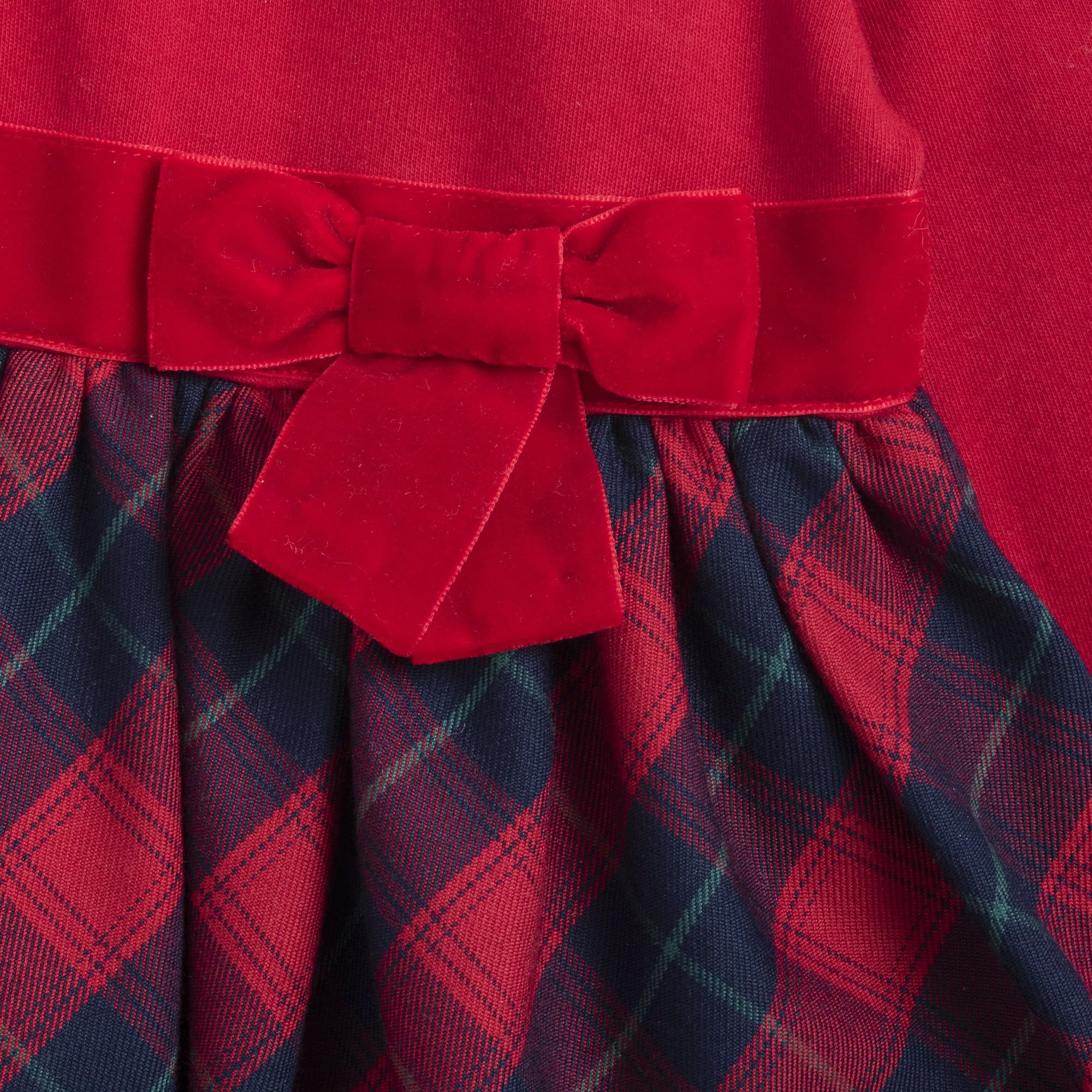 Chicco, Weihnachts Kleid Mädchen, aus Warmem und Weichem Stoff, Mädchen- und Baby Kleidung, Designed in Italy