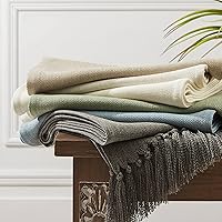 Vista 49 de ZeeMart Light Grey Table Runners 108 Inches Long, Burlap Linen Style Rustic Farmhouse Table Runner, Long Boho Dining Table Runner, 13x108 Inches