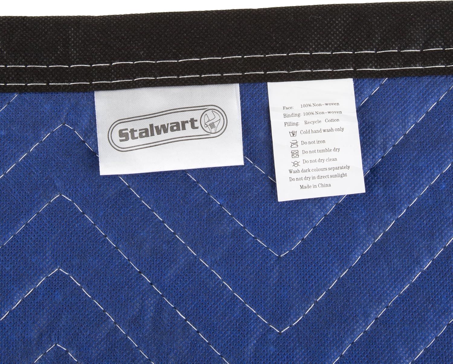 Moving Blanket for Protecting Furniture- Heavy Duty Recycled Cotton Padded Tarp, Multi Purpose- Pets, Camping, Hunting, Picnics and More by Stalwart, Blue, Set of 1 : Tools & Home Improvement