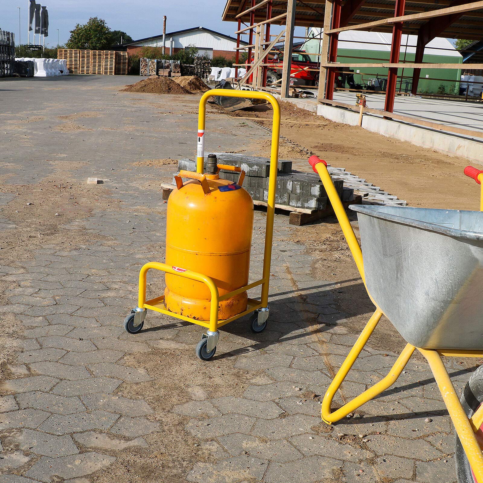 Kanister Wagen Gas Trolley Fasswagen Transportwagen Karre Transportkarre Behälterwagen Ravendo bis 100 kg