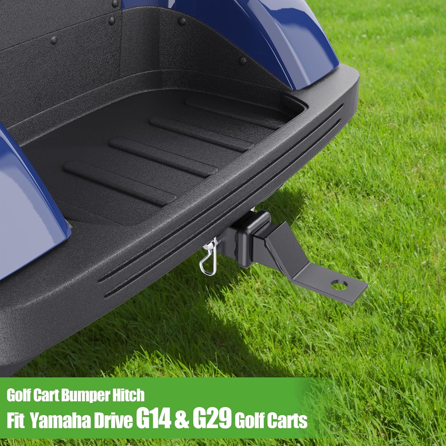 10L0L Golf Cart Bumper Hitch for Yamaha Drive G14 & G29 Golf Cart Models