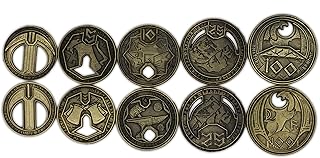 Norse Foundry Adventure (Metal Plated Novelty) Coins Variety Pack (Set of 10) Dwarven Style