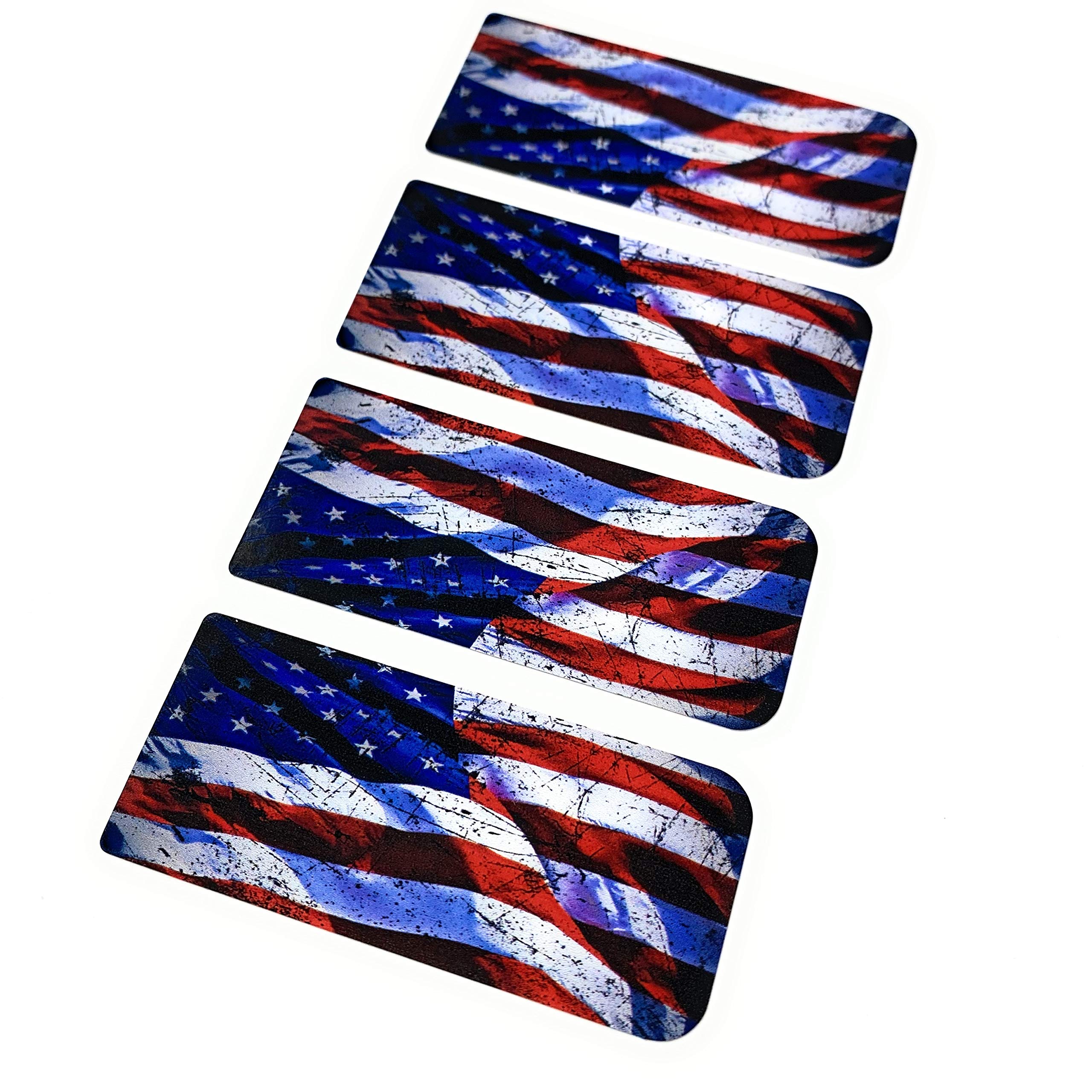 American Flag Stickers compatible with Dewalt 20v 4 amp and 5 amp