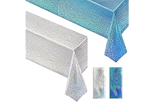 Sparkling Holographic Laser Tablecloth: A Radiant Glow for Your Special Occasion