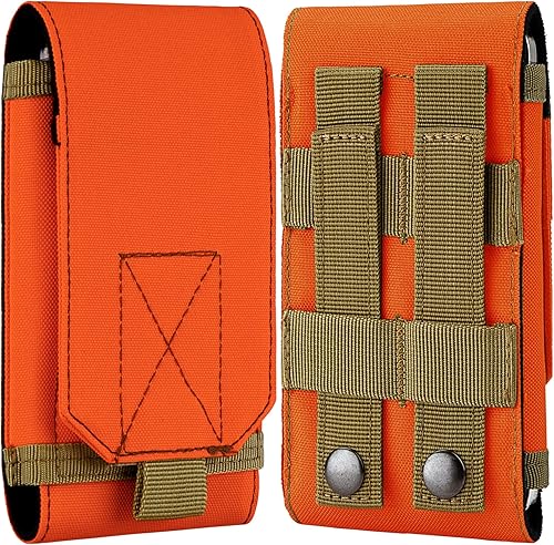 Miniatura 10 de IronSeals Funda táctica Molle para teléfono, bolsa universal para cinturón para iPhone 17 Pro Max/17 Pro/17/16 Pro Max/15 Pro Max/14 Pro Max/13/12