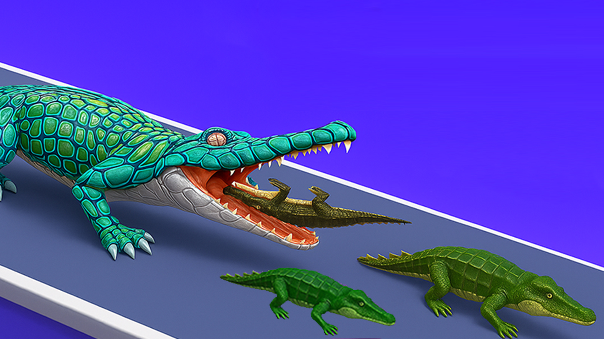 Crocodile Master 3D: Eat and Grow Alligator Monster Animal Race
