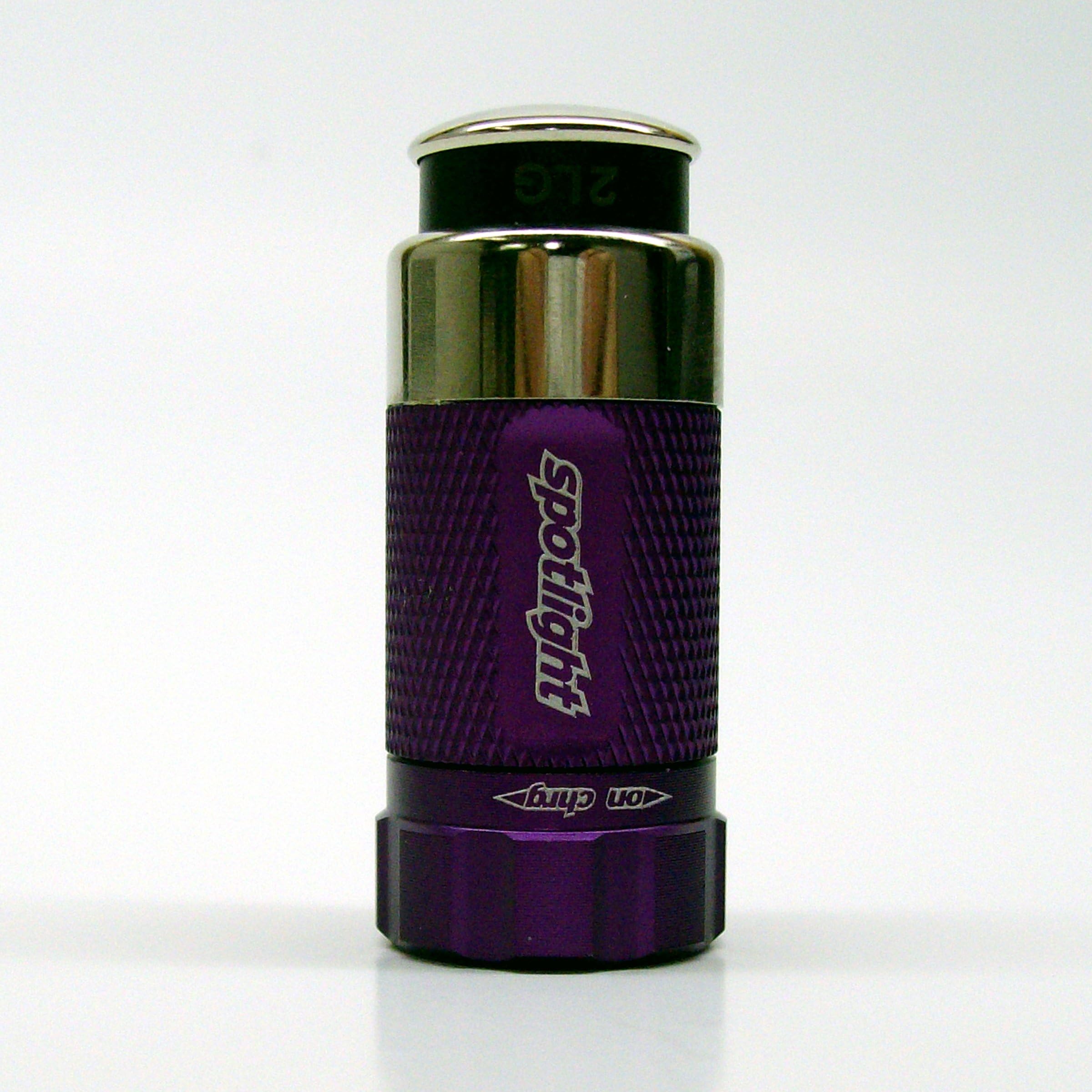eGear Spotlight Rechargable LED Vehicle Light, Purple Aluminum Body