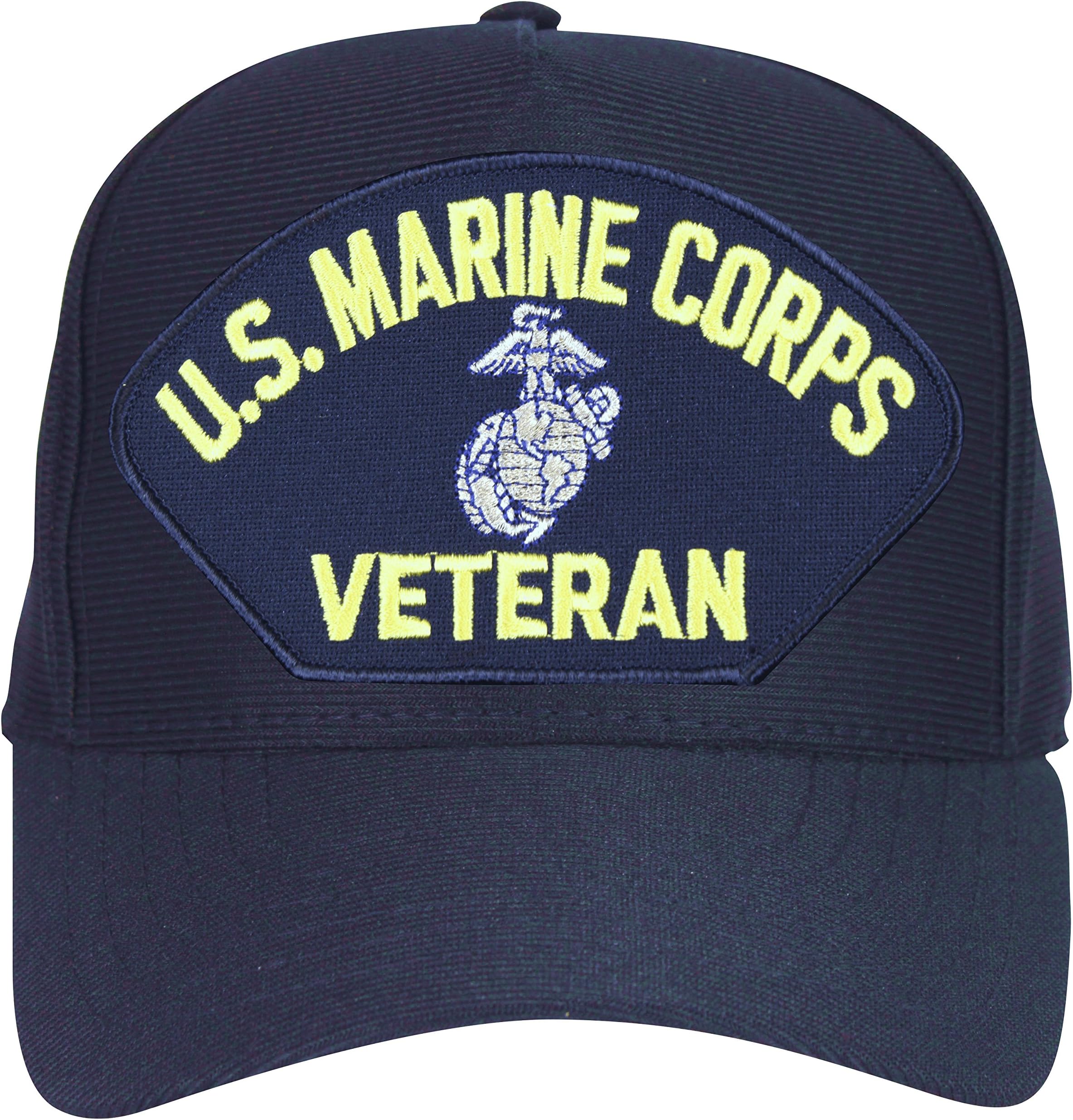 U.S. Marine Corps Veteran with Globe and Anchor Ball Cap