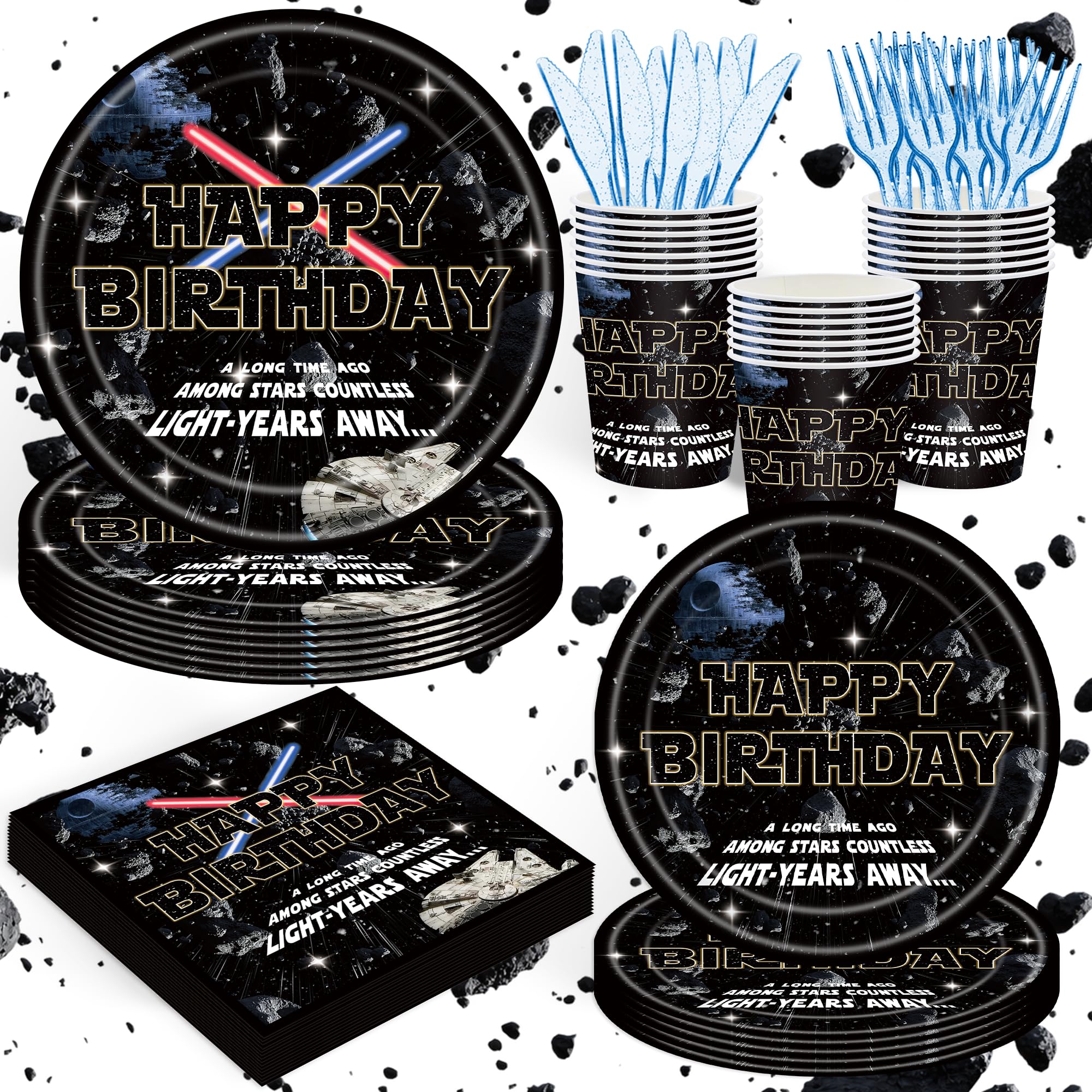 Photo 1 of 120PCS Galaxy Party Supplies Set