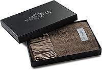 Vista 68 de Veronz - Bufanda clásica de invierno muy suave de aspecto lujoso y sensación de cachemira con caja de regalo Regalo a cuadros rosa y marrón