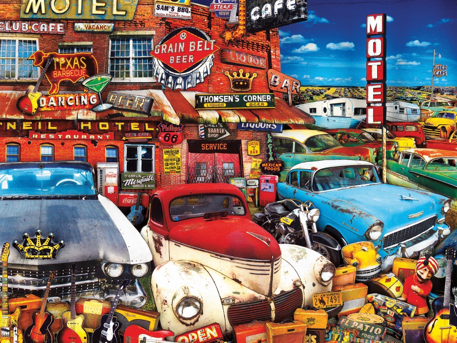 Clunkers - Rusty Shimmer 750 Piece Puzzle