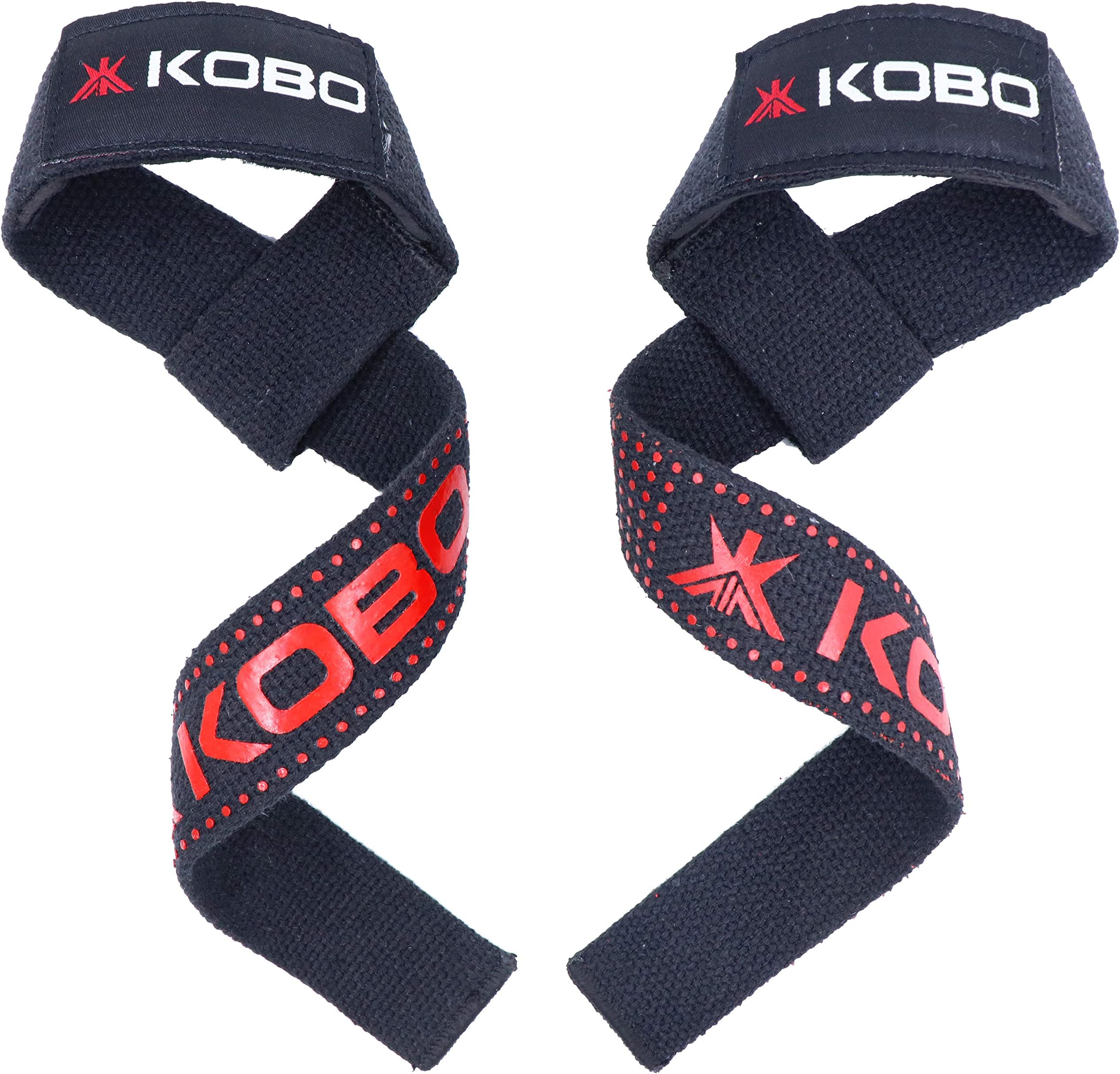 Kobo WTA-04 Wrist Wraps with Thumb Loop - Professional Wrist Support Braces for Men & Women - Weight Lifting Cross FitnessPower Lifting Strength Training