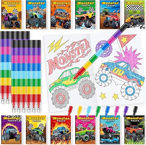 Vista 50 de BenLouis 24 mini libros cristianos para colorear para niños con 24 crayones apilables, versículos de la Biblia, recuerdos de fiesta, libros