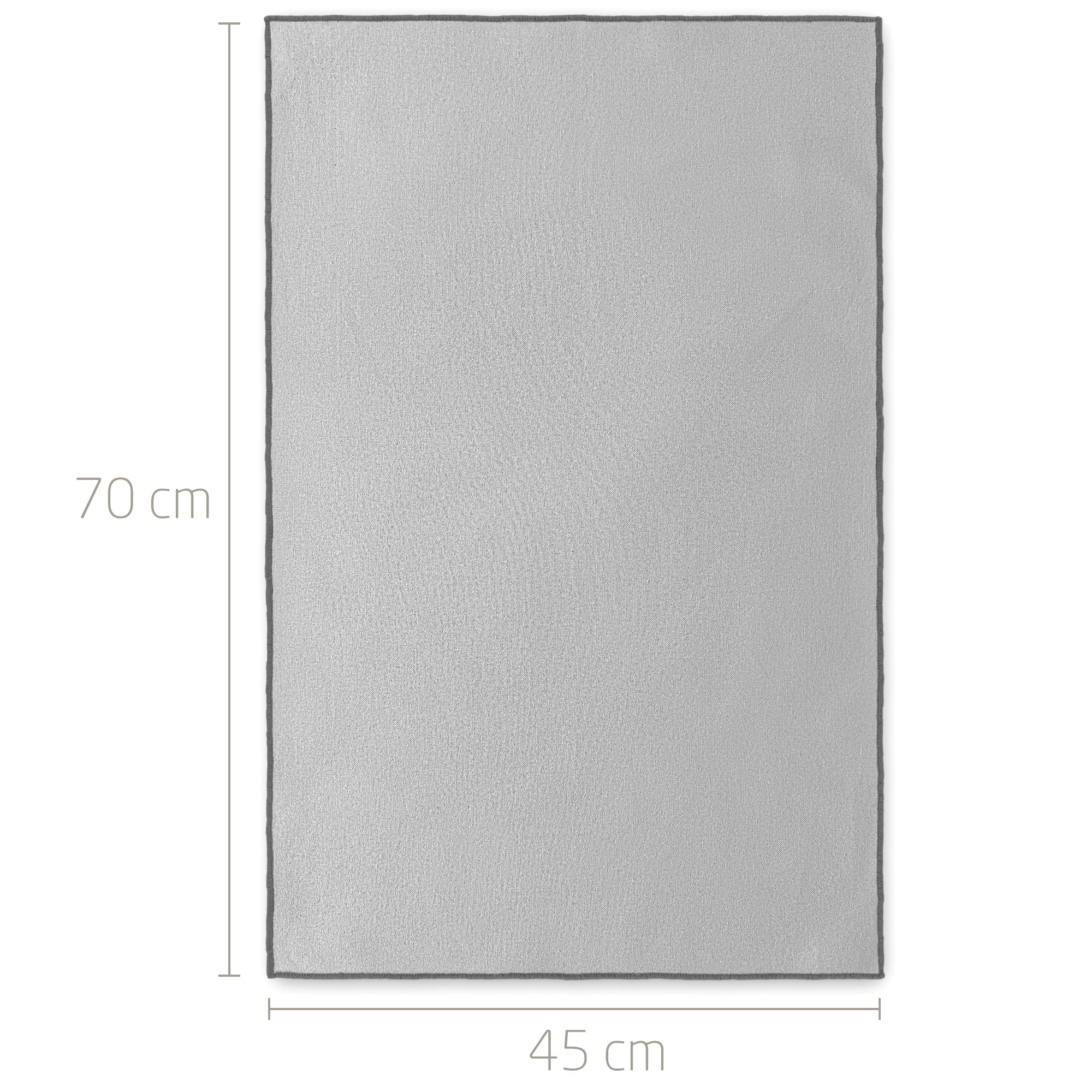 Miqio® Designerskie bawełniane ściereczki do naczyń ze stylowym ozdobnym szwem – ręczniki, suche ściereczki – 100% bawełna ekologiczna (70 x 45 cm) – ściereczki do osuszania, zestaw 3 szt. –