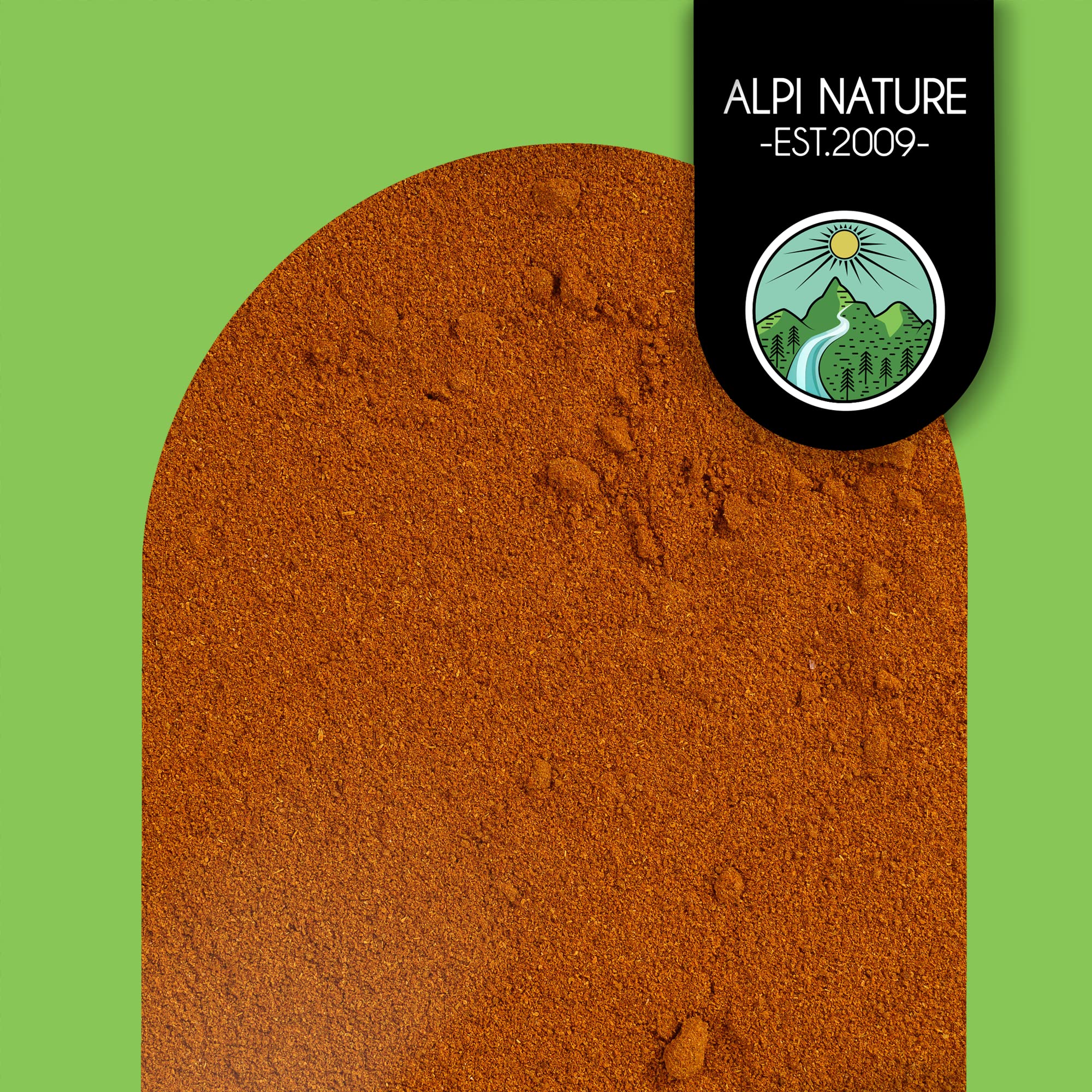 Alpi Nature Pimentón Dulce Orgánico 500g, Pimientos Rojos Dulces Molidos, Pimentón Molido en Polvo