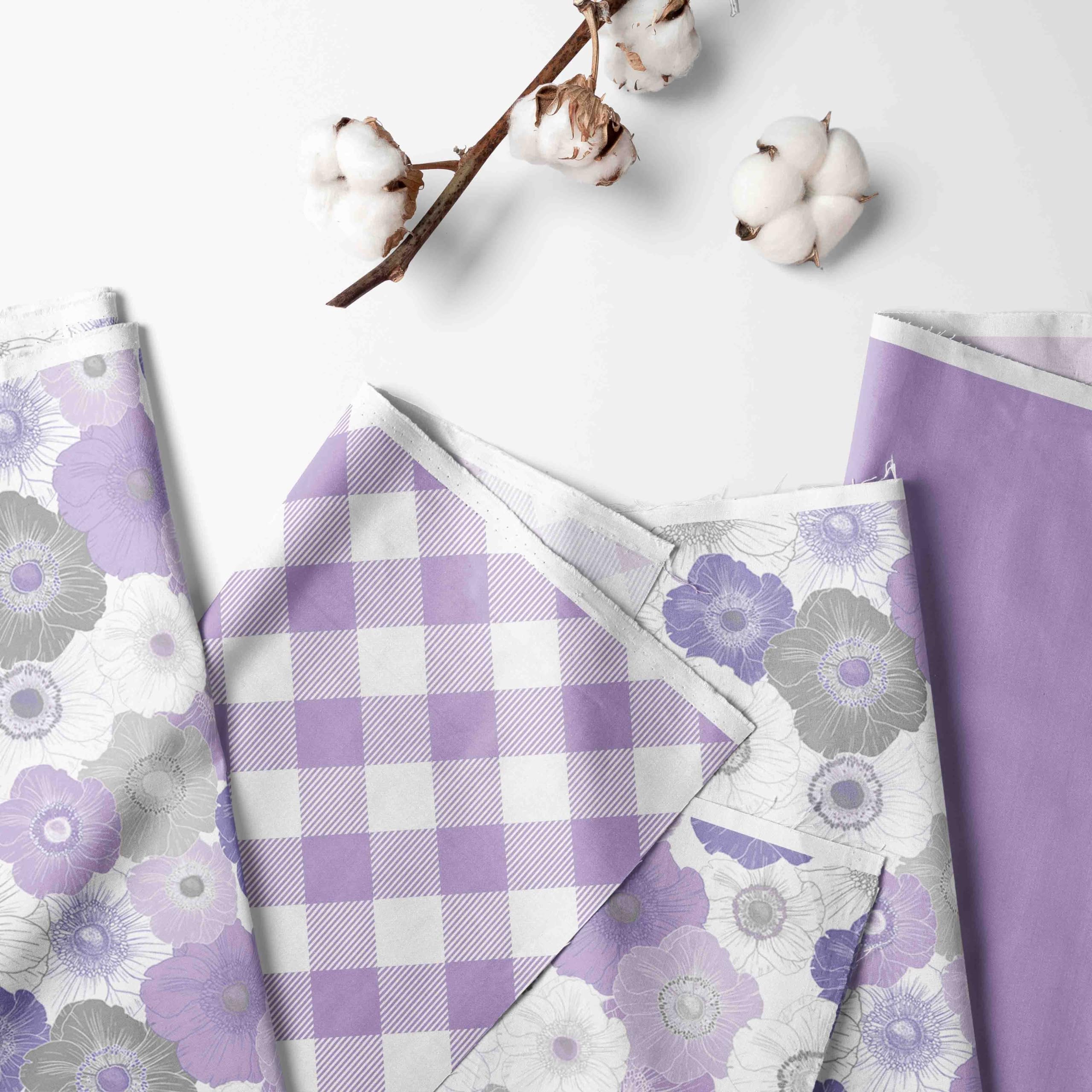 Watercolor Flowers Purple/Gray Girls Crib Bedding Set 10 pc Crib Bedding Set with 2 Crib Fitted Sheets