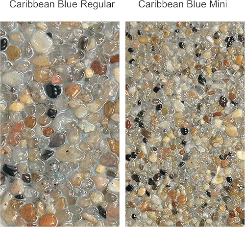 Miniatura 5 de Pool Patch Kit de reparación de guijarros para piscina, 3 libras, color azul caribeño regular