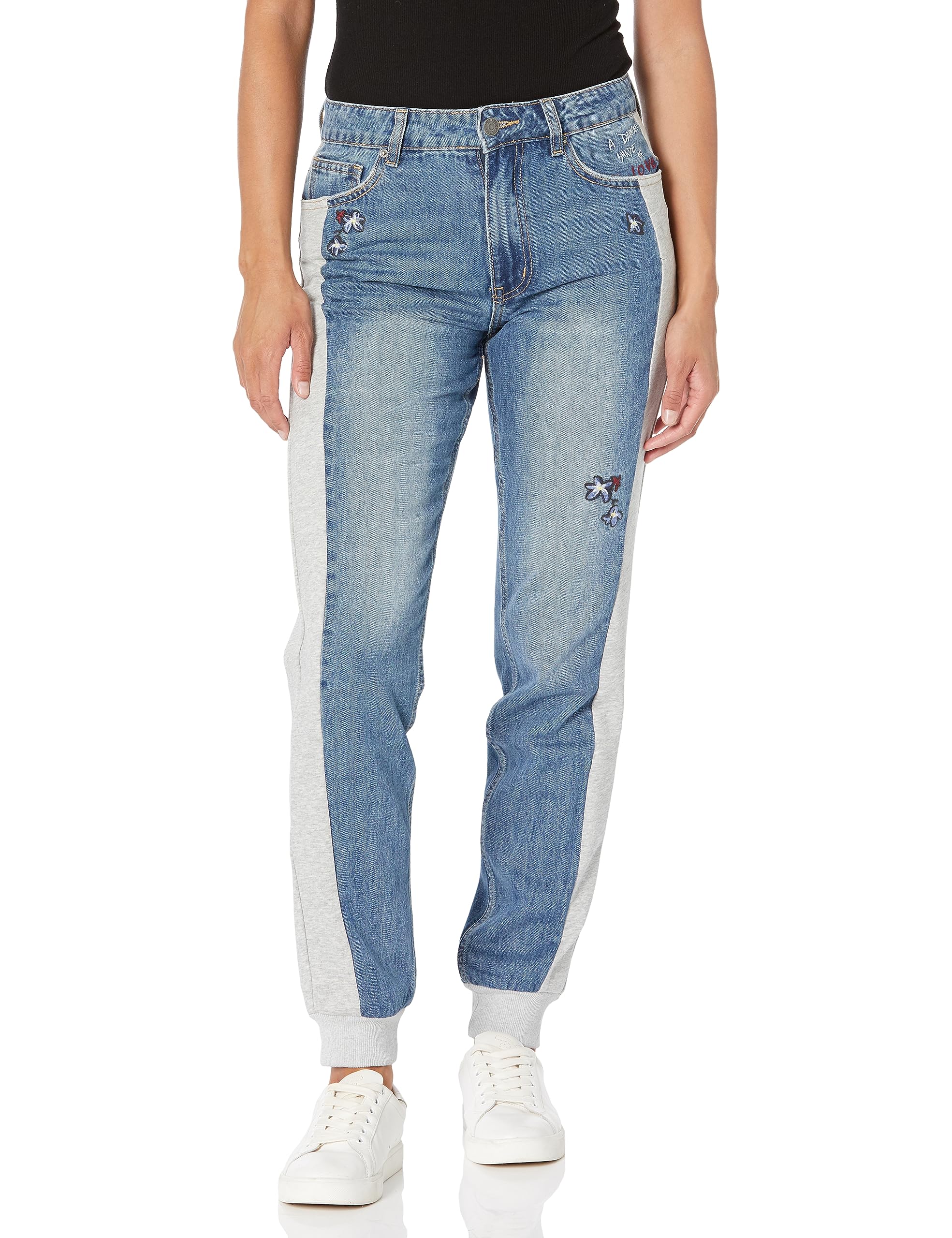 Desigual Women's Denim_Lamar Casual Trousers, Blue, S