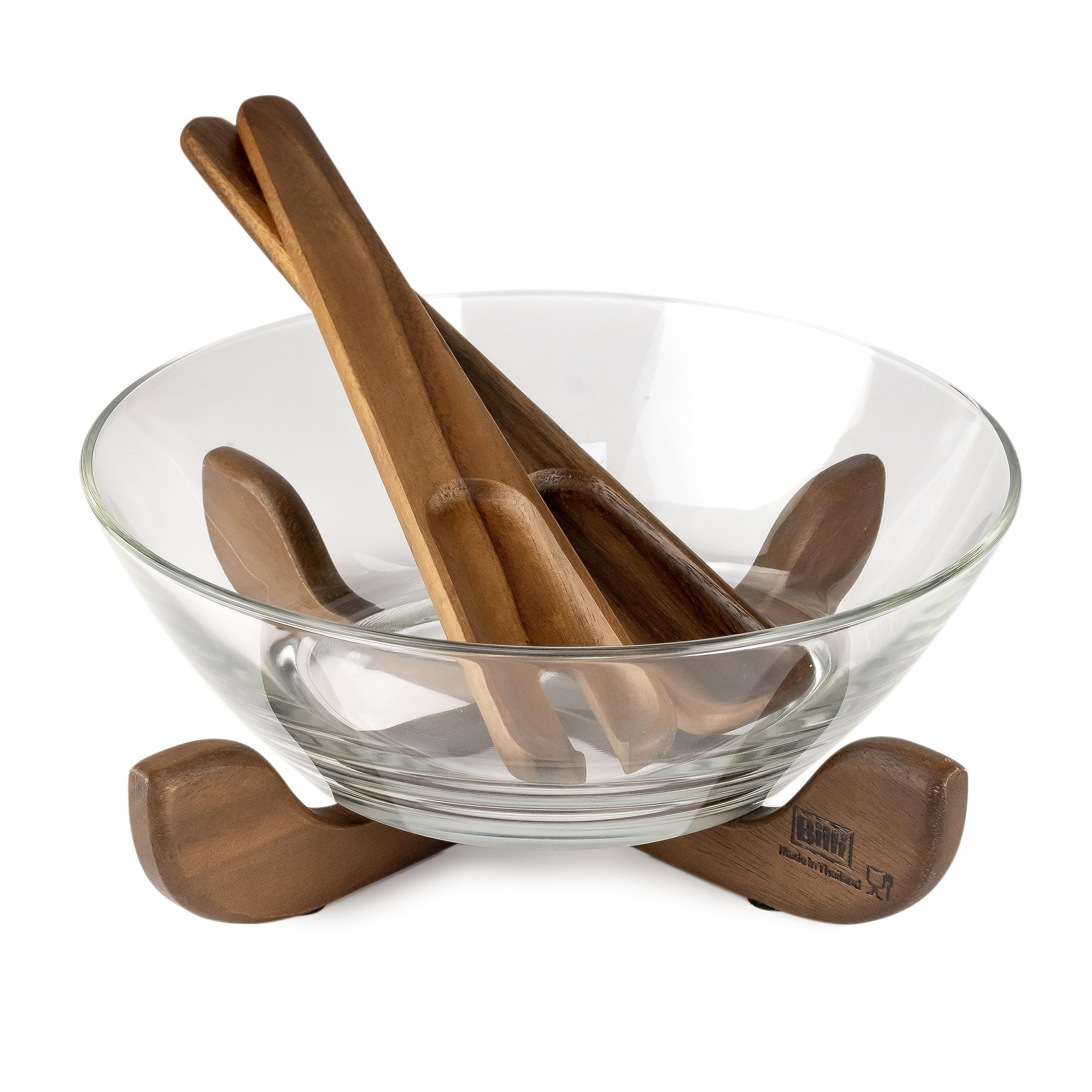 Billi Wooden Salad Bowl Set ACA-OG25A