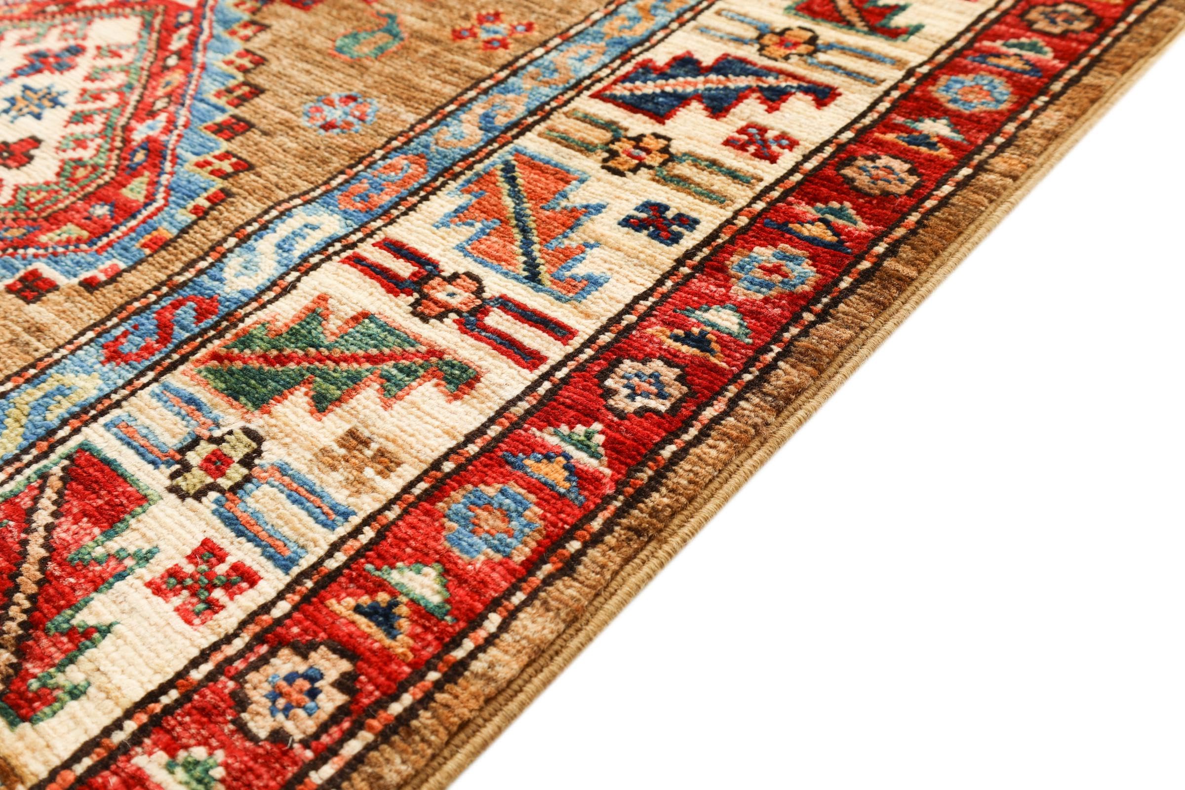 Super Kazak 82x324 Ręcznie tkane Dywan orientalny Dywanik Dywan Wełna Pakistan