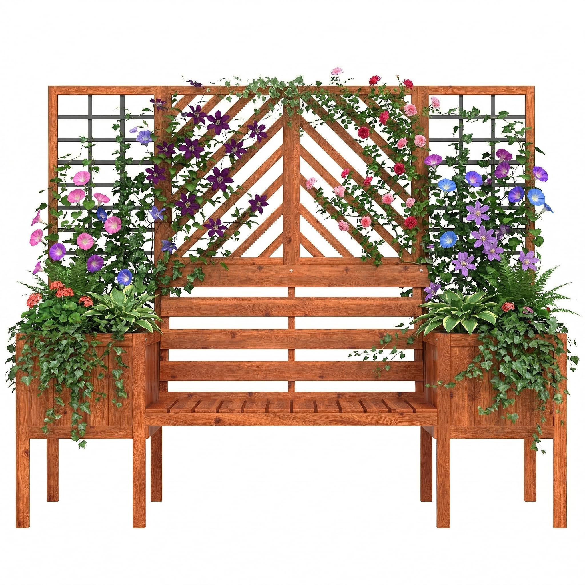 welches holz für blumenkasten Blumenkasten aus massivem Holz in Weiß mit Metall Griffen – Dekorie GmbH main image 0