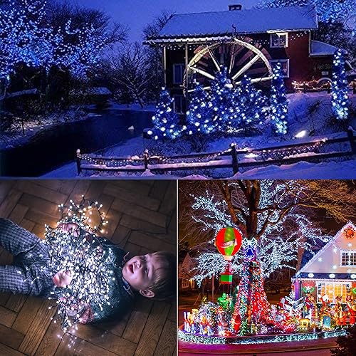 Miniatura 7 de Lyhope Luces de Navidad, bajo voltaje, 66 pies, 200 luces LED de Navidad, con adaptador de fuente de alimentación certificado UL de 30 V para
