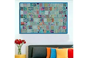 Marusthali Indian Patchwork Wall Tapestry