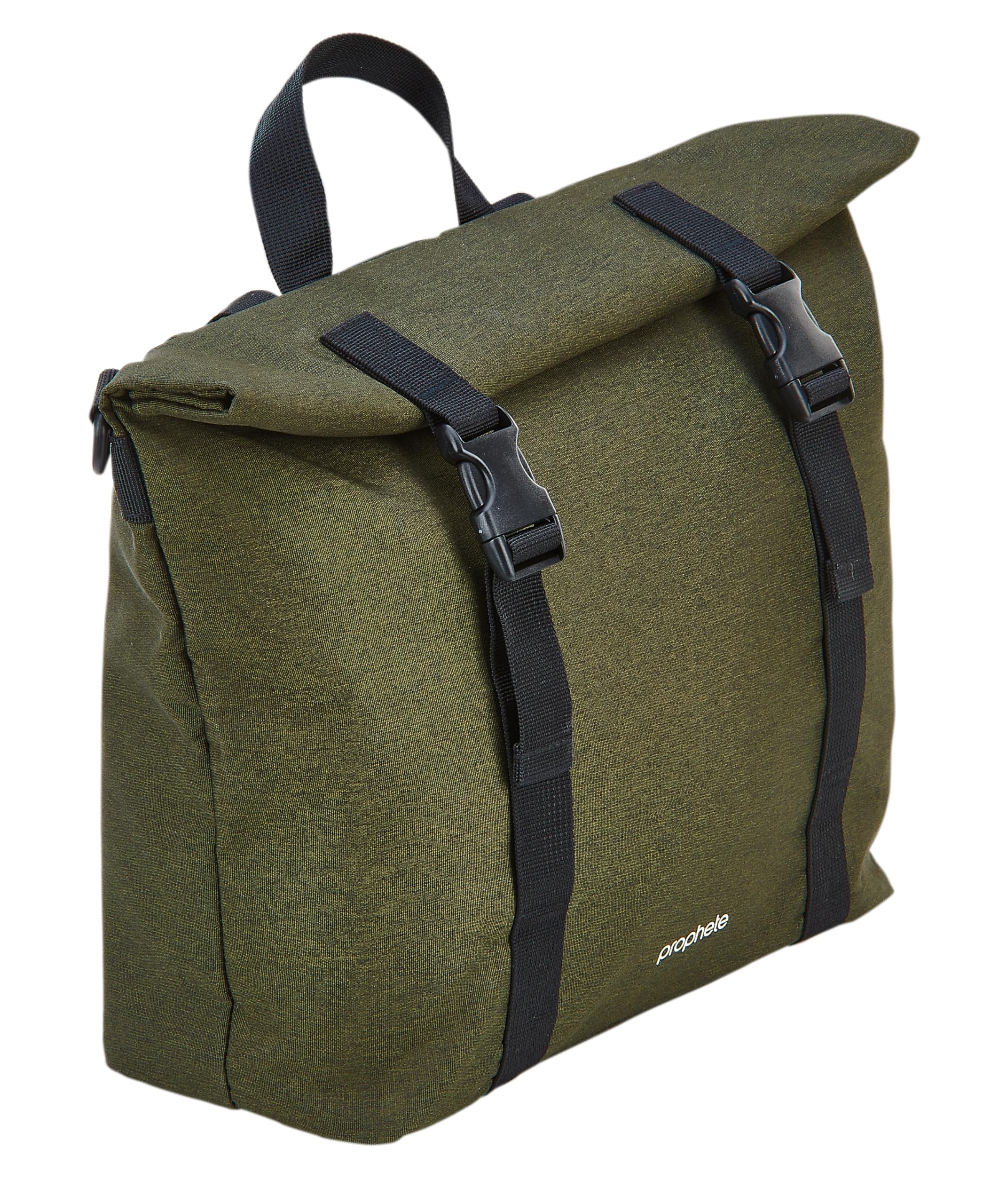 Prophete 10 Litre Bicycle Side Pannier Bag 29.5 x 26 cm Water Resistant Green